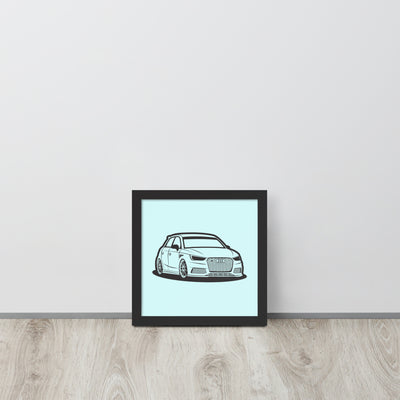 Custom Car Poster - Framed poster