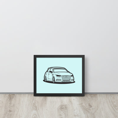 Custom Car Poster - Framed poster