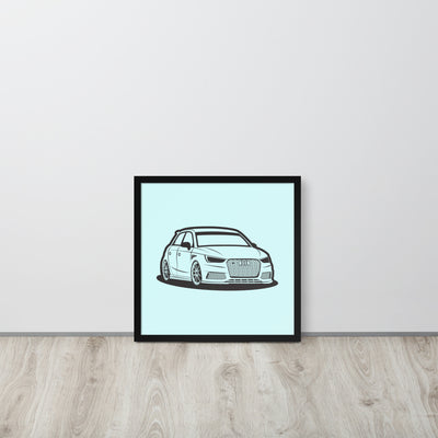 Custom Car Poster - Framed poster